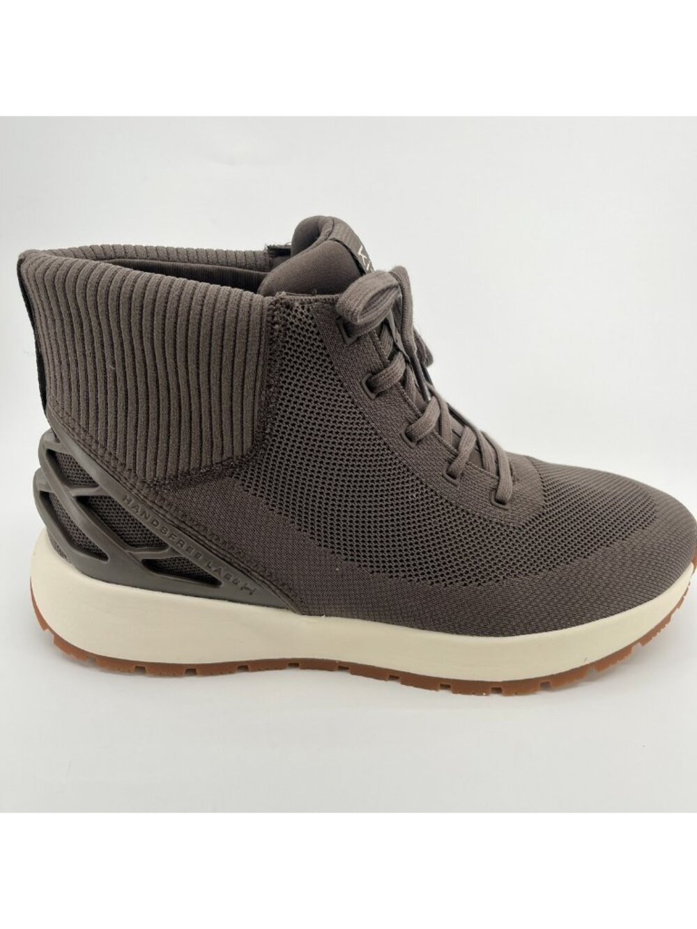 Kizik Juno High Mens Size 11.5 Gray Athletic Hands Free Knit Shoes Sneakers